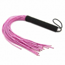 Peitsche mit rosa Seil-Kordeln